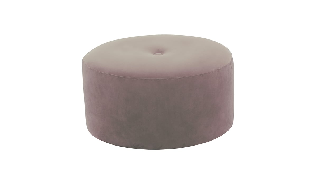 Grand pouf rond Flair - 1 bouton — vue 7