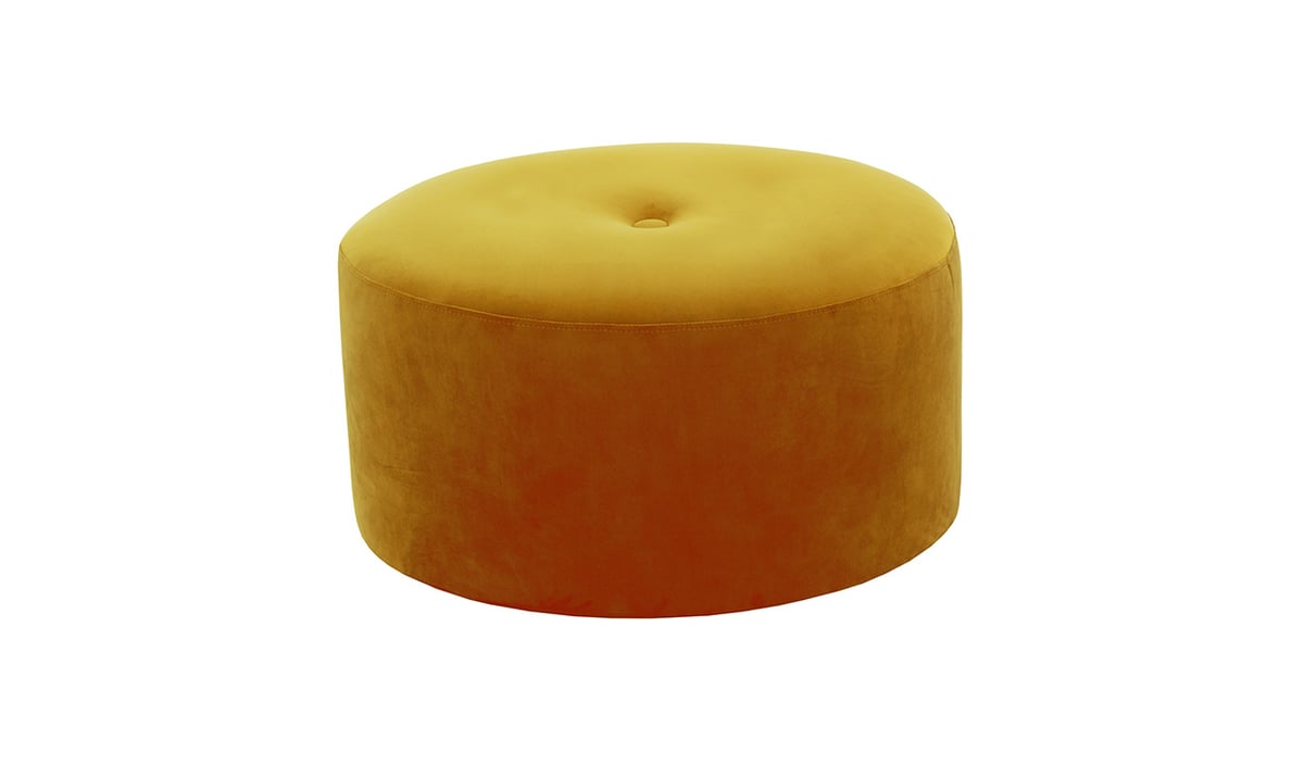 Grand pouf rond Flair - 1 bouton — vue 4