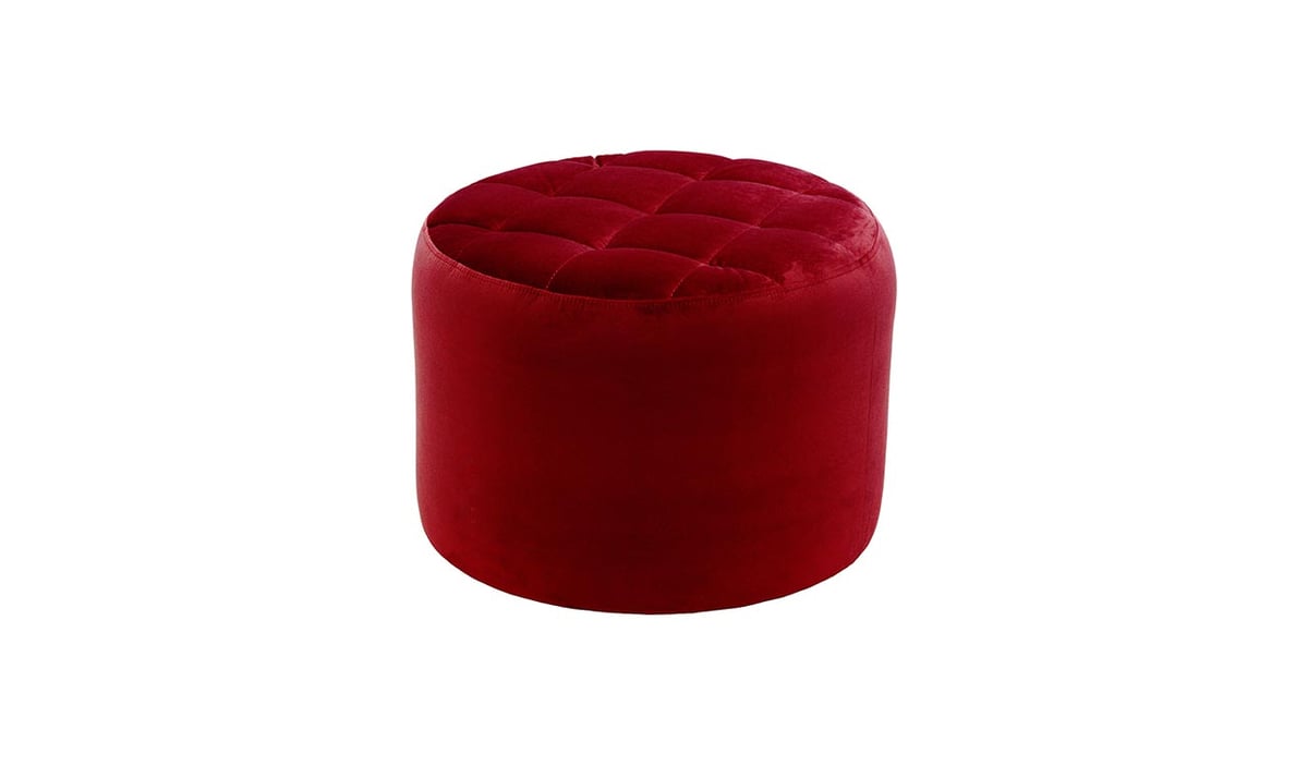 Petit pouf rond avec coutures Flair — vue 3
