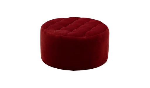 Grand pouf rond avec coutures Flair Grand pouf rond avec coutures Flair
