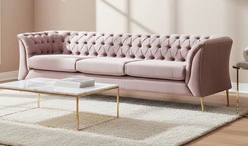 Canapé trois places Chesterfield Modern Canapé trois places Chesterfield Modern