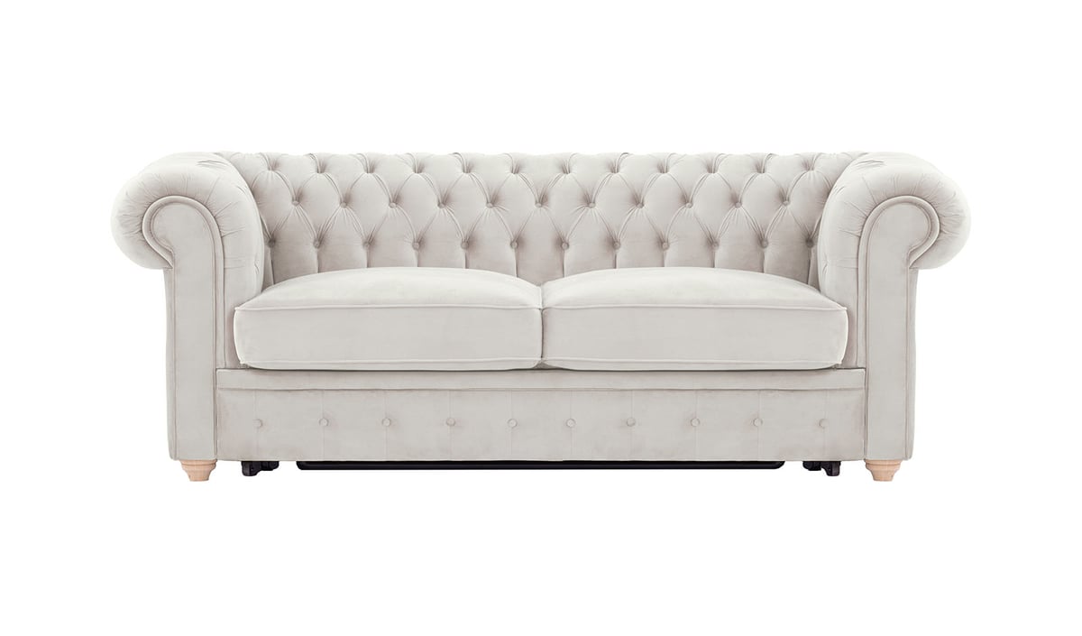 Chesterfield Max Borneo – Canapé trois places convertible avec sommier