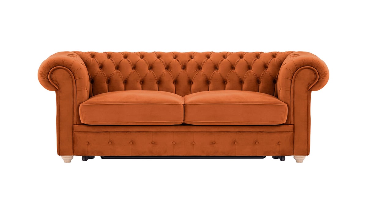 Chesterfield Max Borneo – Canapé trois places convertible avec sommier
