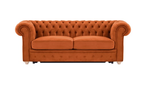 Chesterfield Max Borneo – Canapé trois places convertible avec sommier Chesterfield Max Borneo – Canapé trois places convertible avec sommier