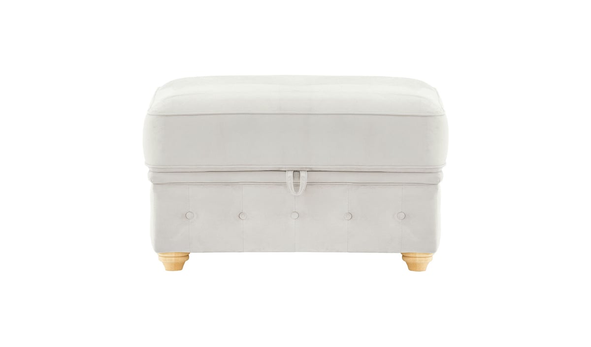 Chesterfield Borneo – Pouf avec coffre de rangement