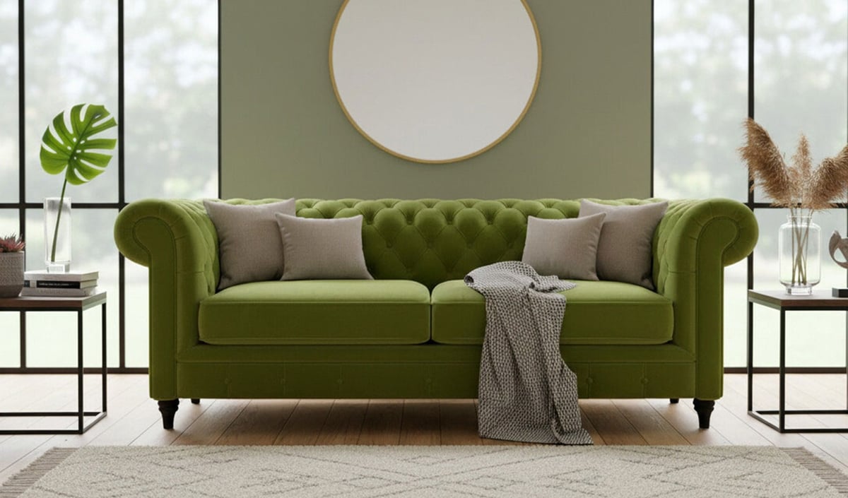 Chesterfield Max – Canapé deux places avec fonction de couchage