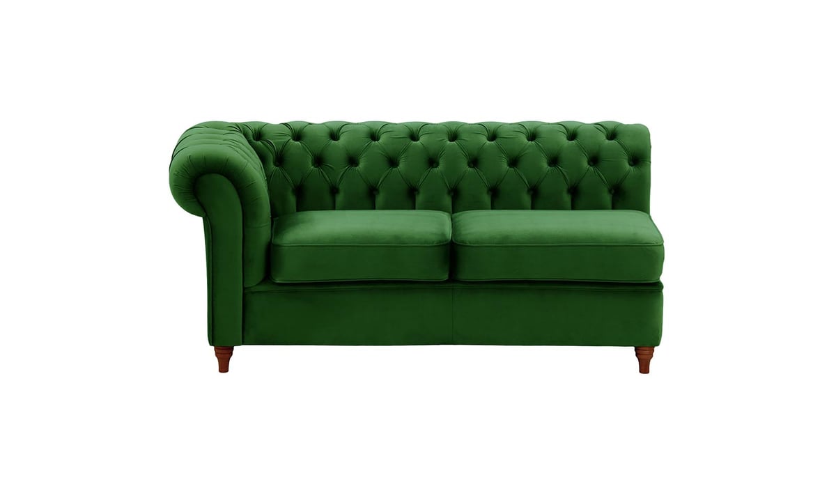 Chesterfield- Module d’extrémité gauche deux places (2L)