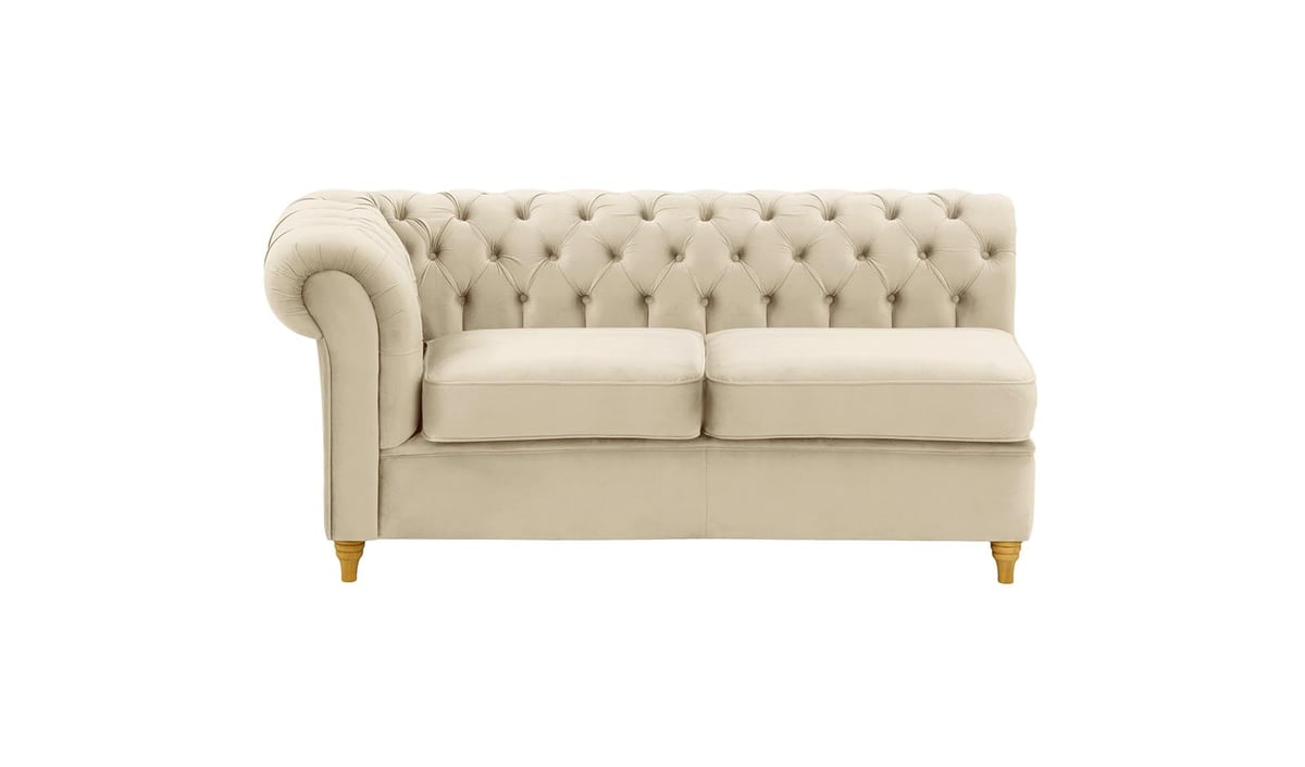 Chesterfield- Module d’extrémité gauche deux places (2L)