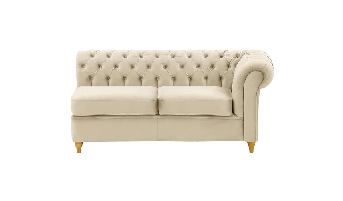 Chesterfield- Module d’extrémité droite deux places (2R)