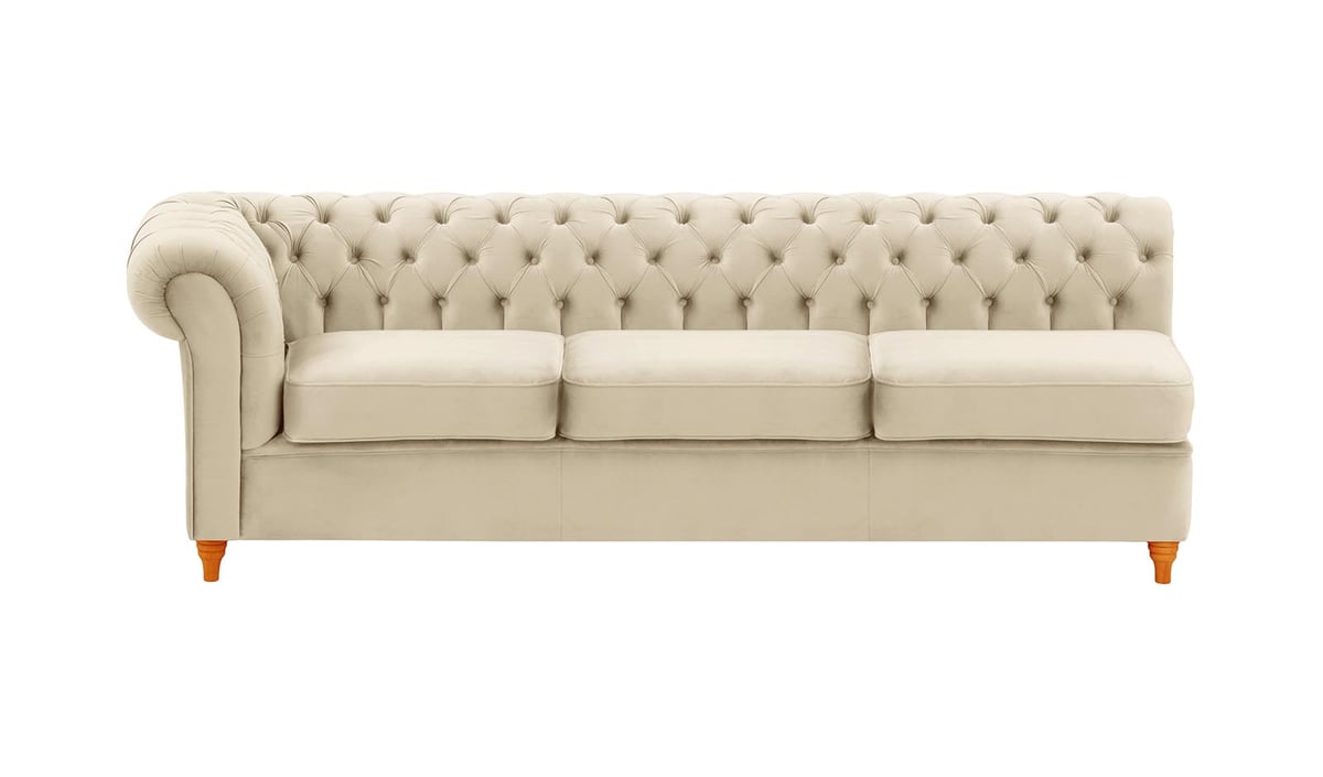 Chesterfield - Module d’extrémité gauche trois places (3L) — vue 6
