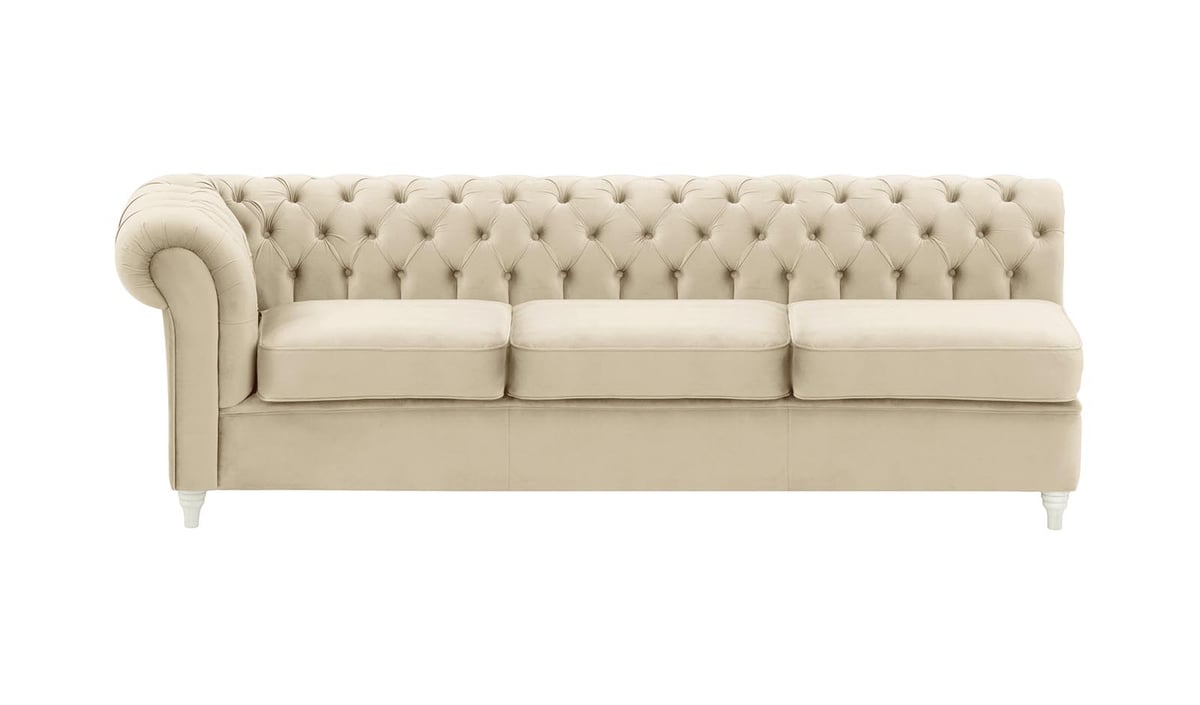 Chesterfield - Module d’extrémité gauche trois places (3L) — vue 5