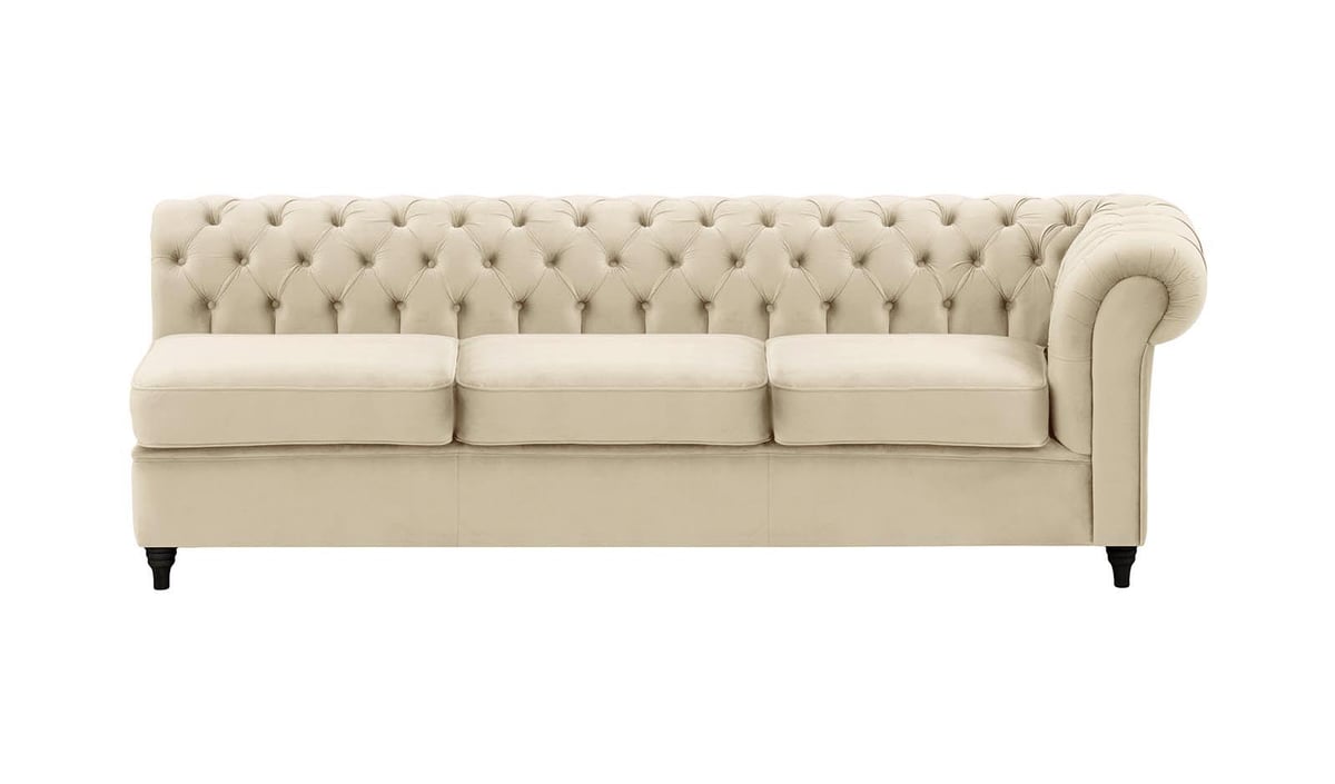Chesterfield- Module d’extrémité droite trois places (3R) — vue 4
