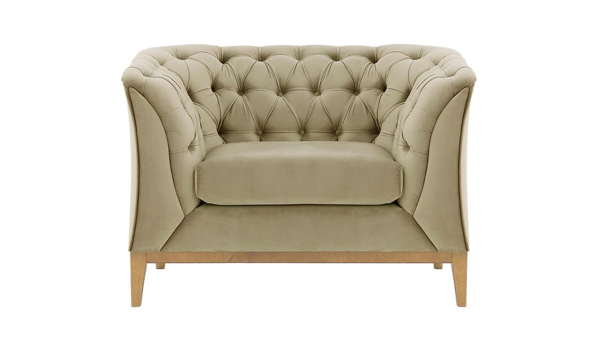 Fauteuil Chesterfield Modern Wood