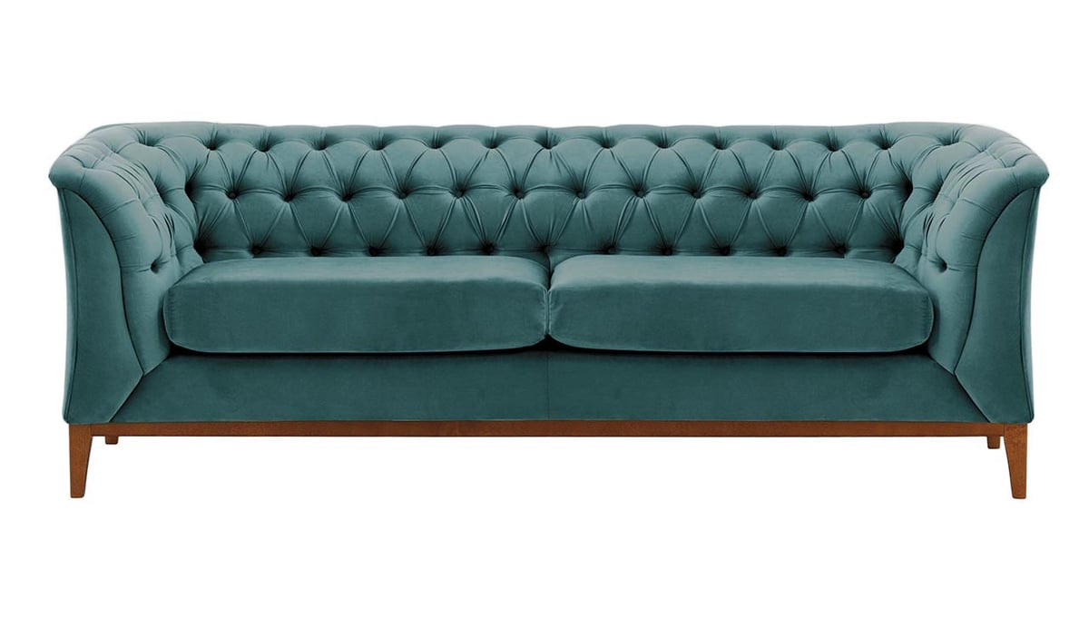 Canapé 2,5 places Chesterfield Modern Wood