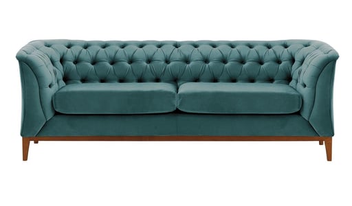 Canapé 2,5 places Chesterfield Modern Wood Canapé 2,5 places Chesterfield Modern Wood