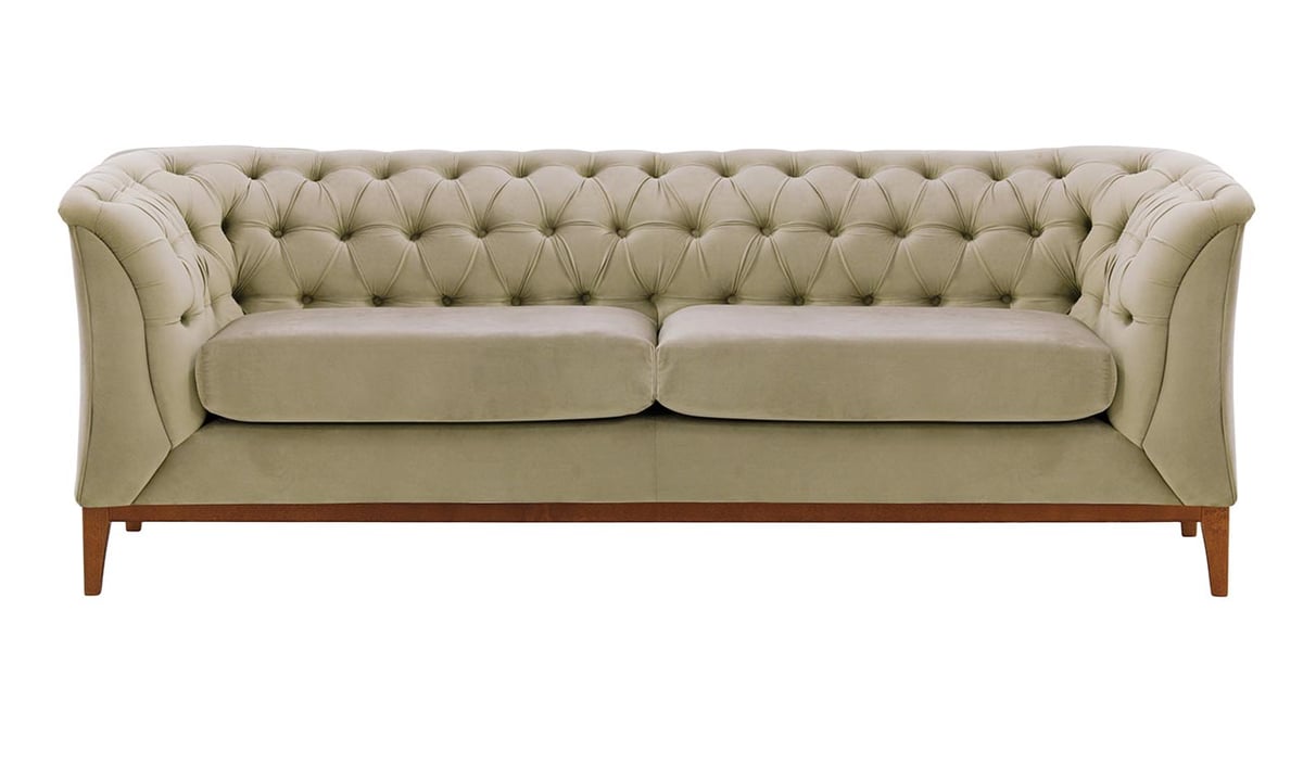 Canapé 2,5 places Chesterfield Modern Wood — vue 6