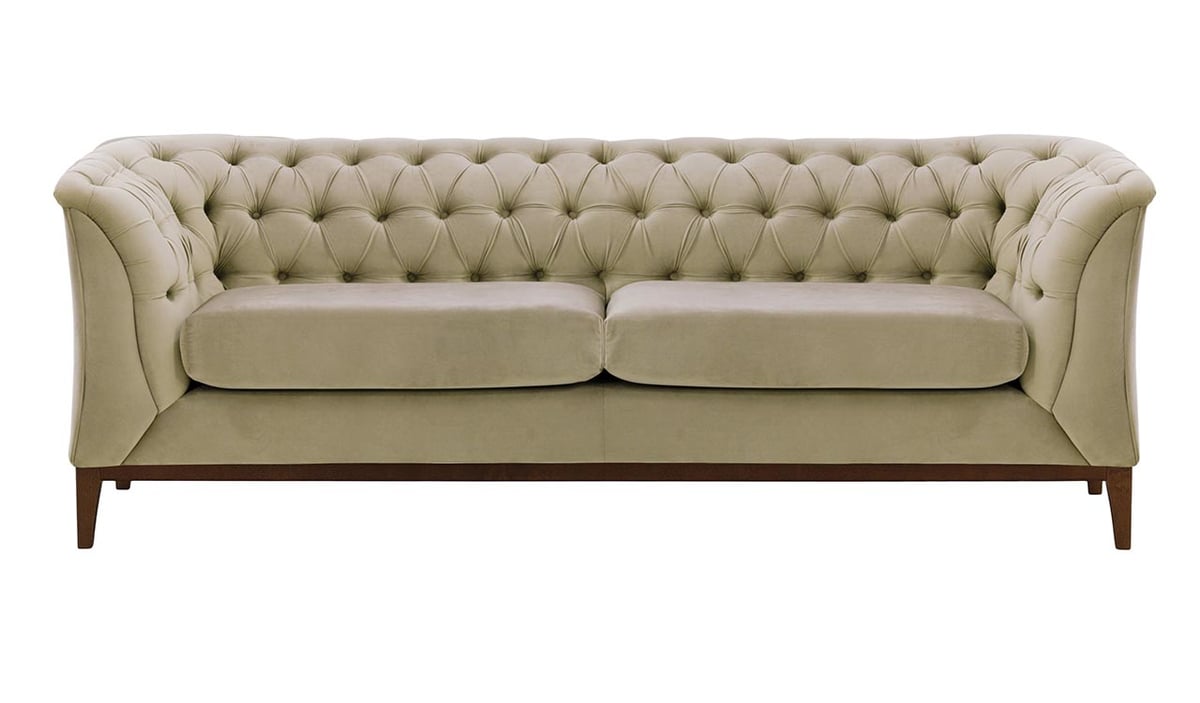 Canapé 2,5 places Chesterfield Modern Wood — vue 3