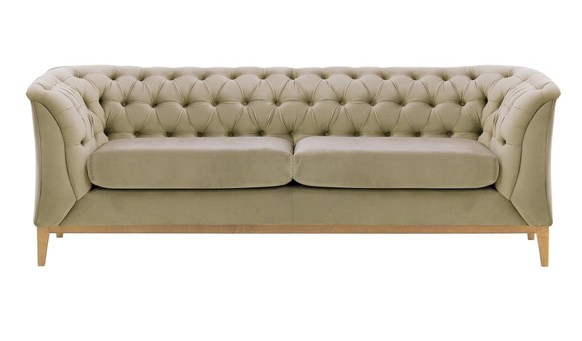 Canapé 2,5 places Chesterfield Modern Wood