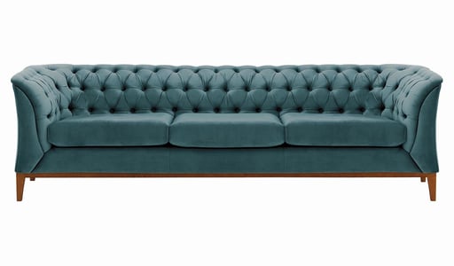 Canapé trois places Chesterfield Modern Wood Canapé trois places Chesterfield Modern Wood