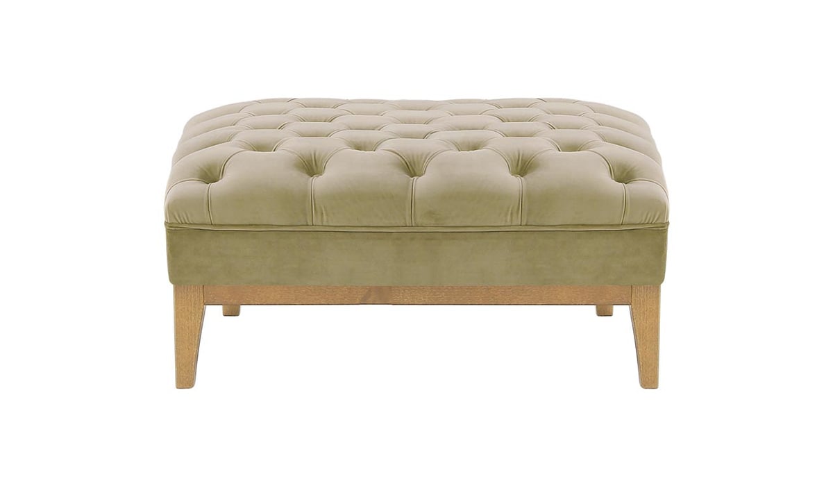 Pouf Chesterfield Modern Wood