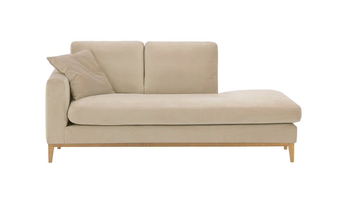Chaise longue/divan gauche Covex Wood