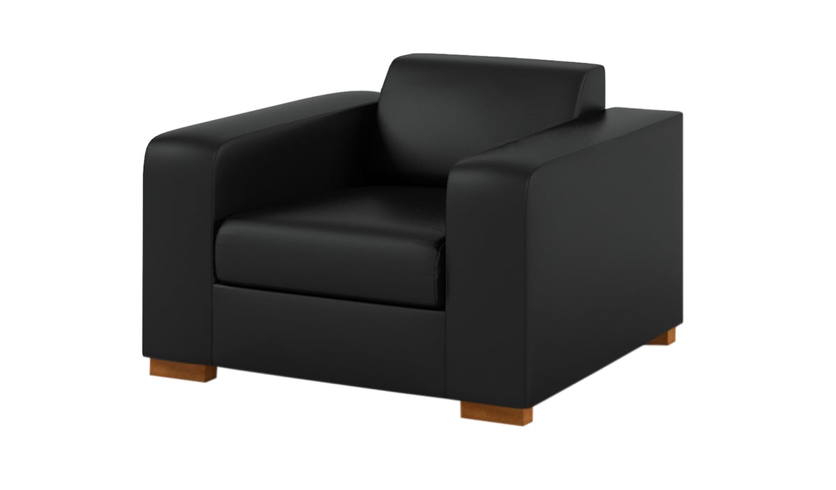 Fauteuil en simili cuir Gem