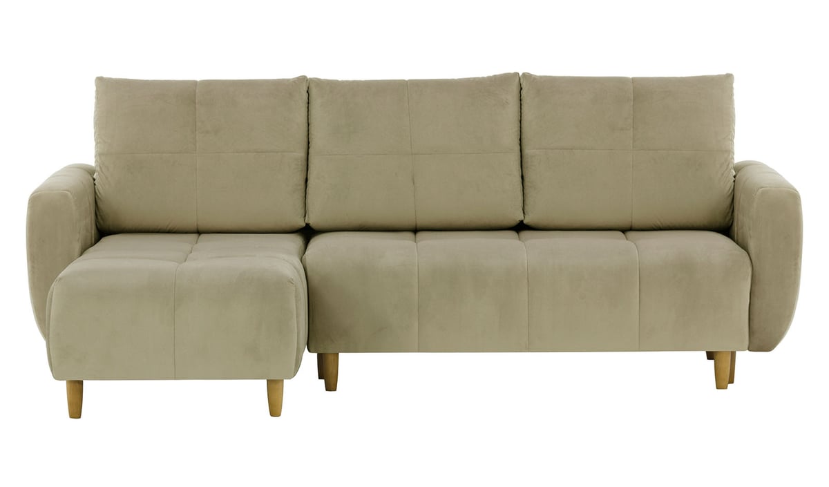 Canapé d’angle polyvalent avec fonction lit et coffre de rangement Globe