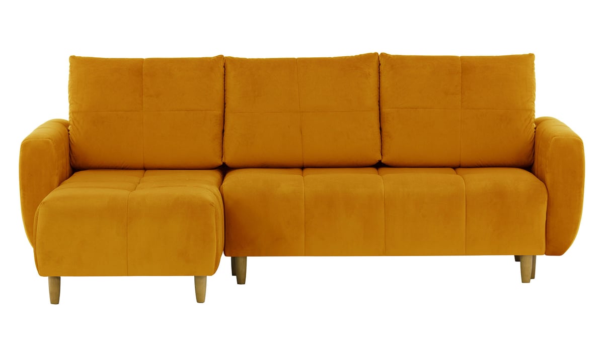 Canapé d’angle polyvalent avec fonction lit et coffre de rangement Globe