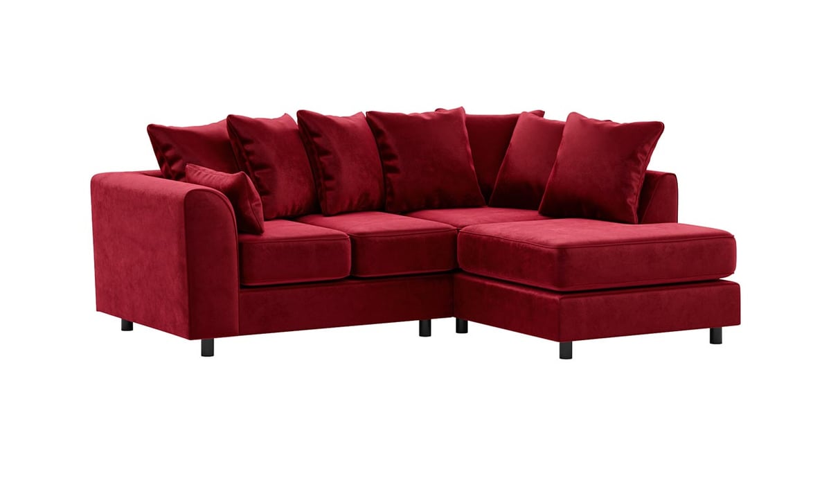 Canapé d’angle droit Dillon Velvet — vue 3