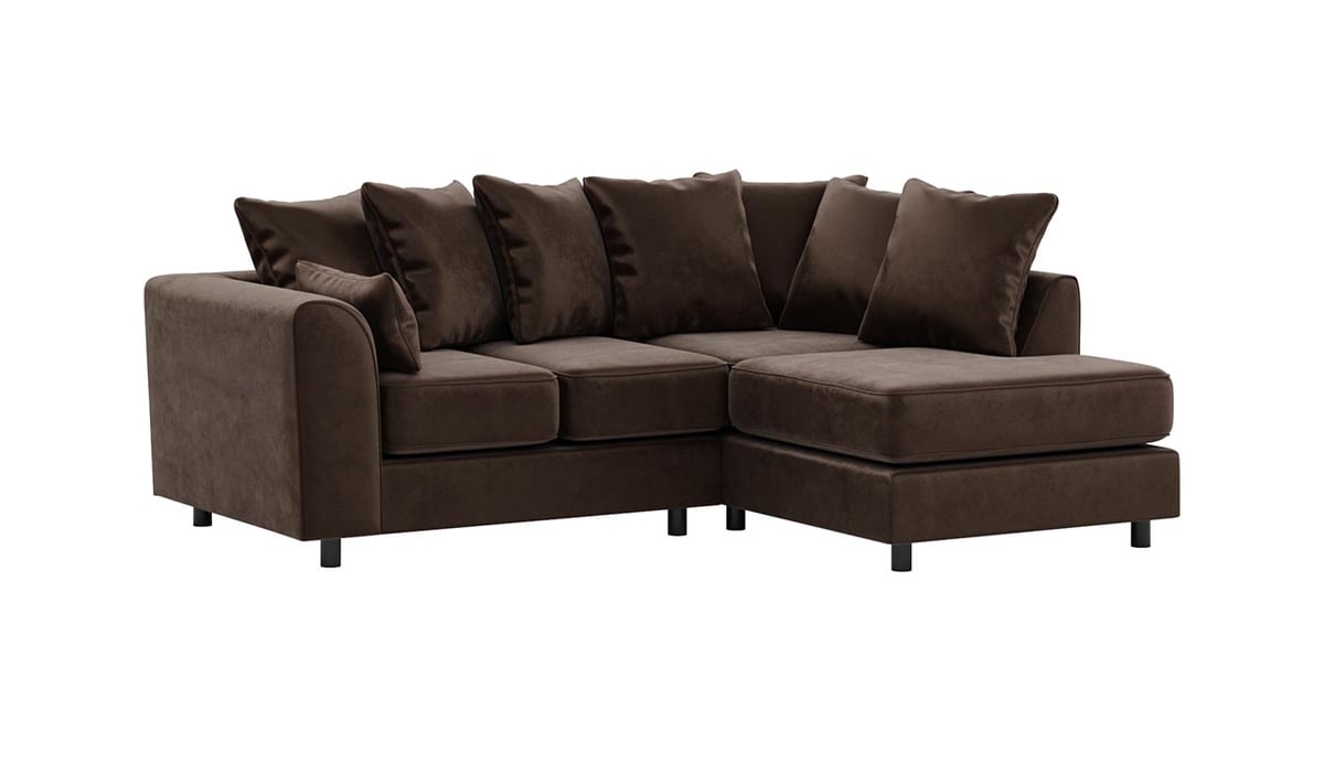Canapé d’angle droit Dillon Velvet — vue 4