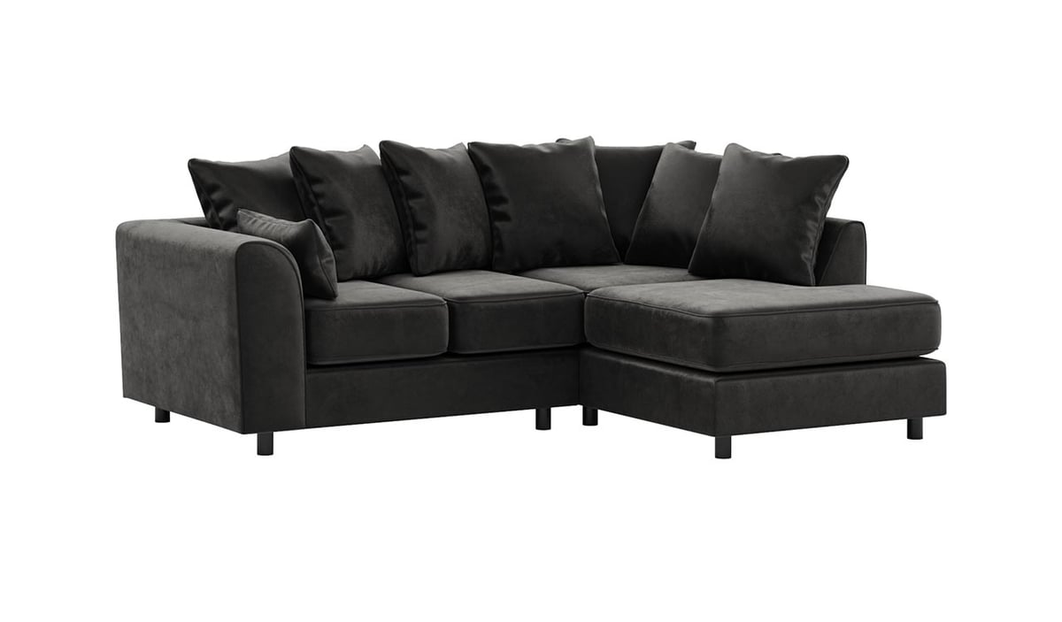 Canapé d’angle droit Dillon Velvet — vue 5