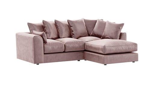 Canapé d’angle droit Dillon Velvet Canapé d’angle droit Dillon Velvet