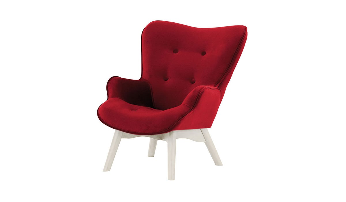 Fauteuil à oreilles pour enfants Ducan Mini Velvet — vue 5