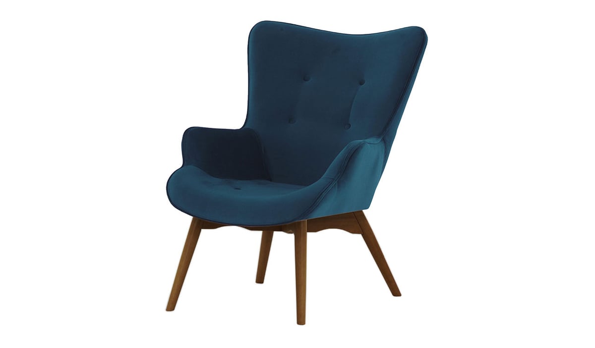 Fauteuil Ducan Velvet — vue 3