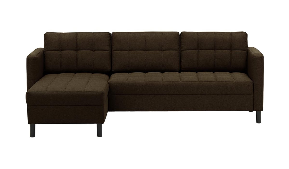 Canapé d’angle polyvalent avec pouf Ludo — vue 3