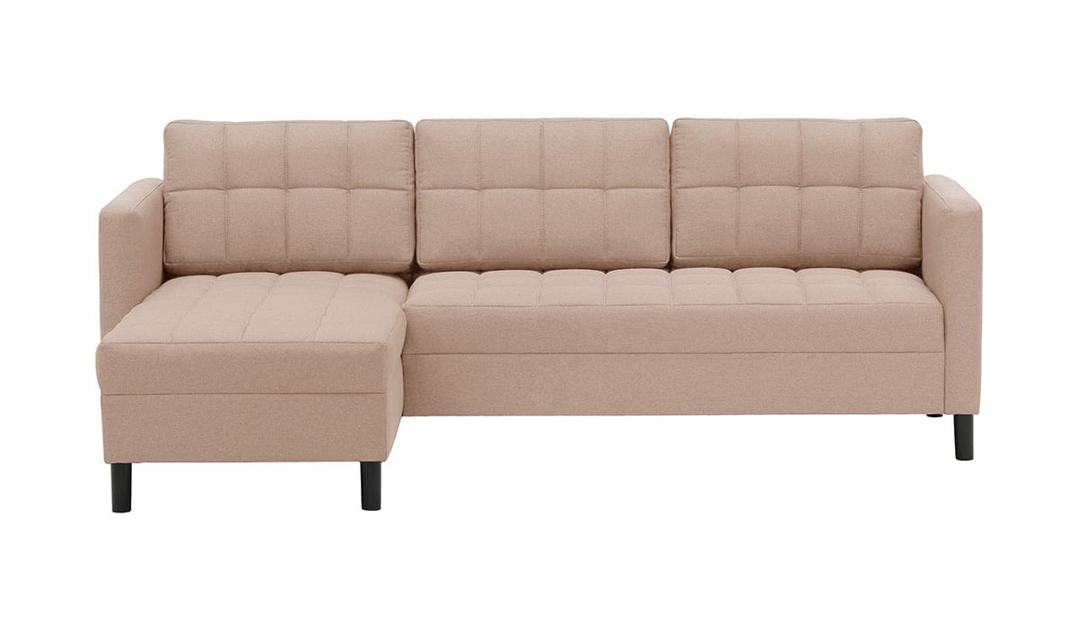 Canapé d’angle polyvalent avec pouf Ludo — vue 6