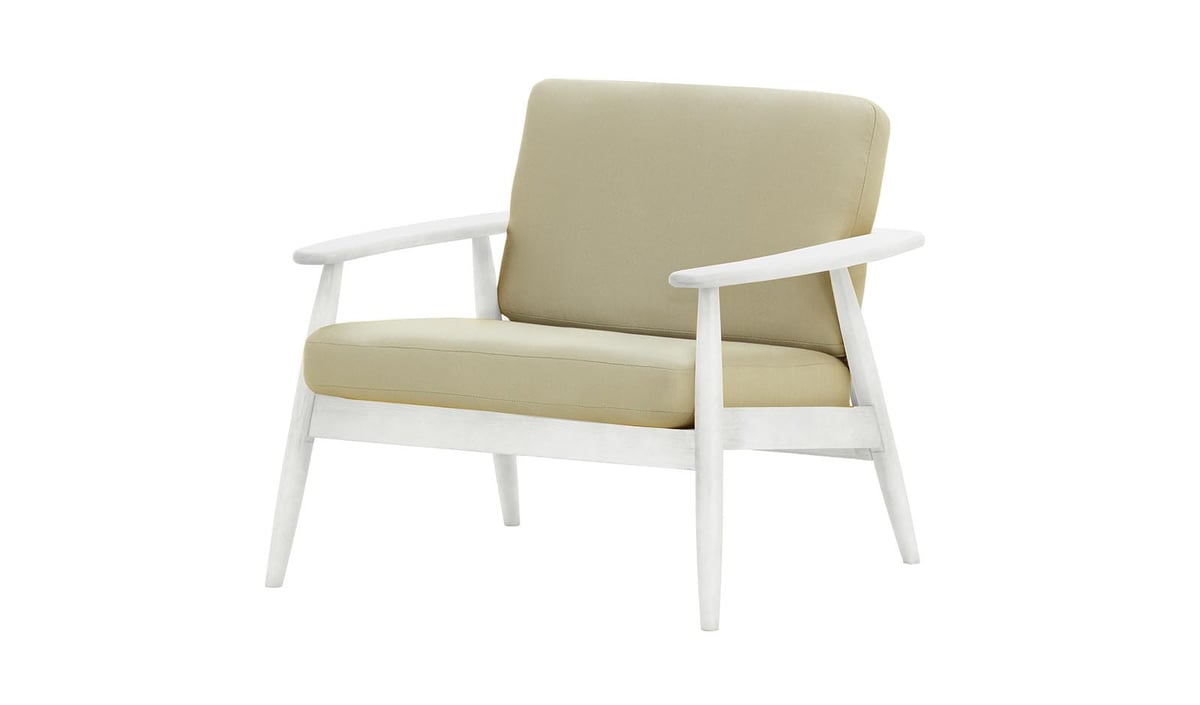 Fauteuil de jardin Demure Aqua, Kanaria 7002, Couleur des pieds: 8001 Chêne clair — vue 5