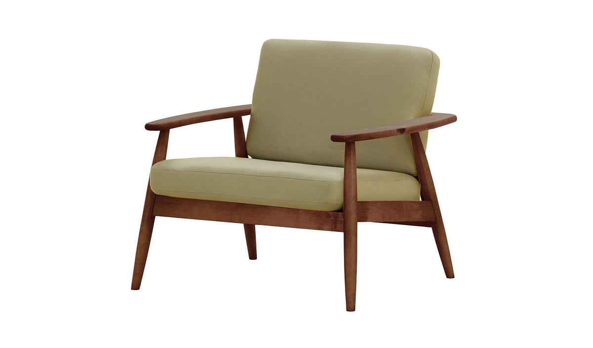 Fauteuil de jardin Demure Aqua, Kanaria 7002, Couleur des pieds: 8001 Chêne clair — vue 7