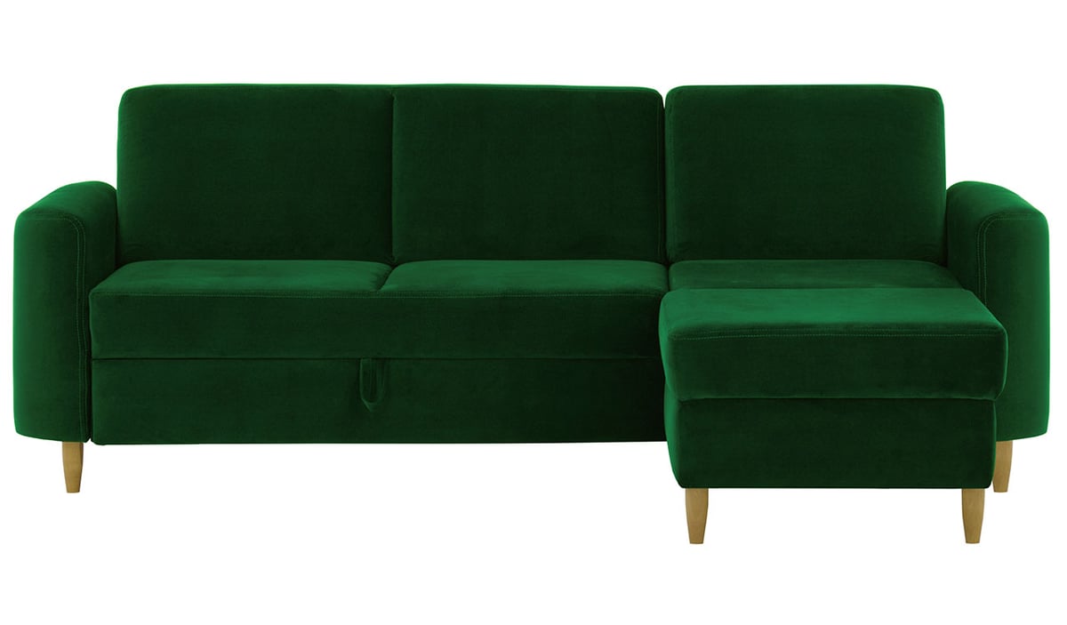 Canapé d’angle Elegance avec fonction lit et coffre de rangement — vue 5