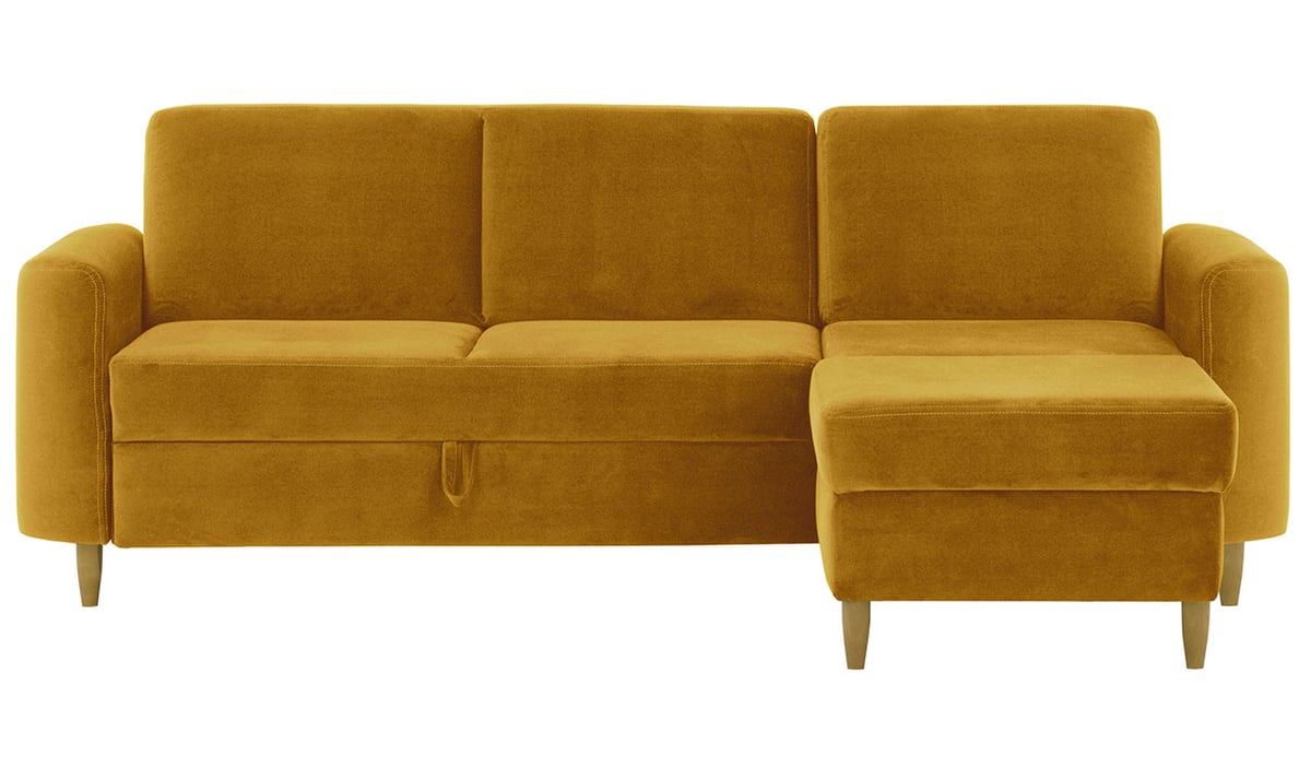 Canapé d’angle Elegance avec fonction lit et coffre de rangement — vue 3