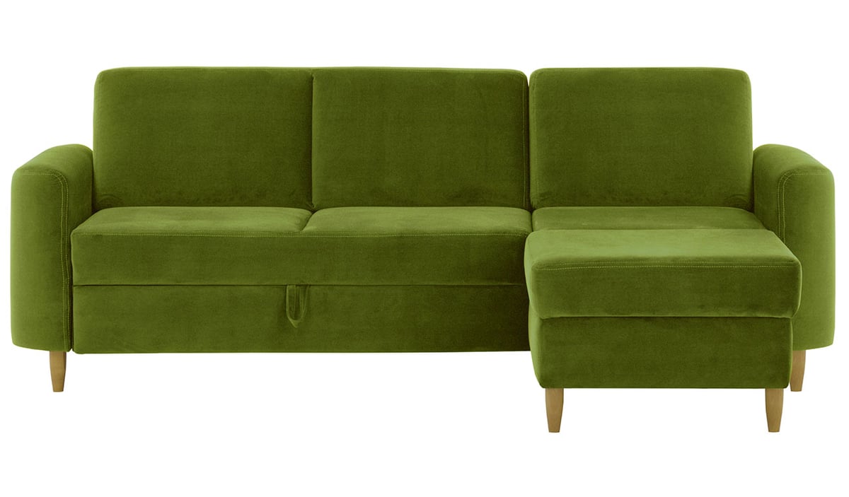 Canapé d’angle Elegance avec fonction lit et coffre de rangement — vue 4