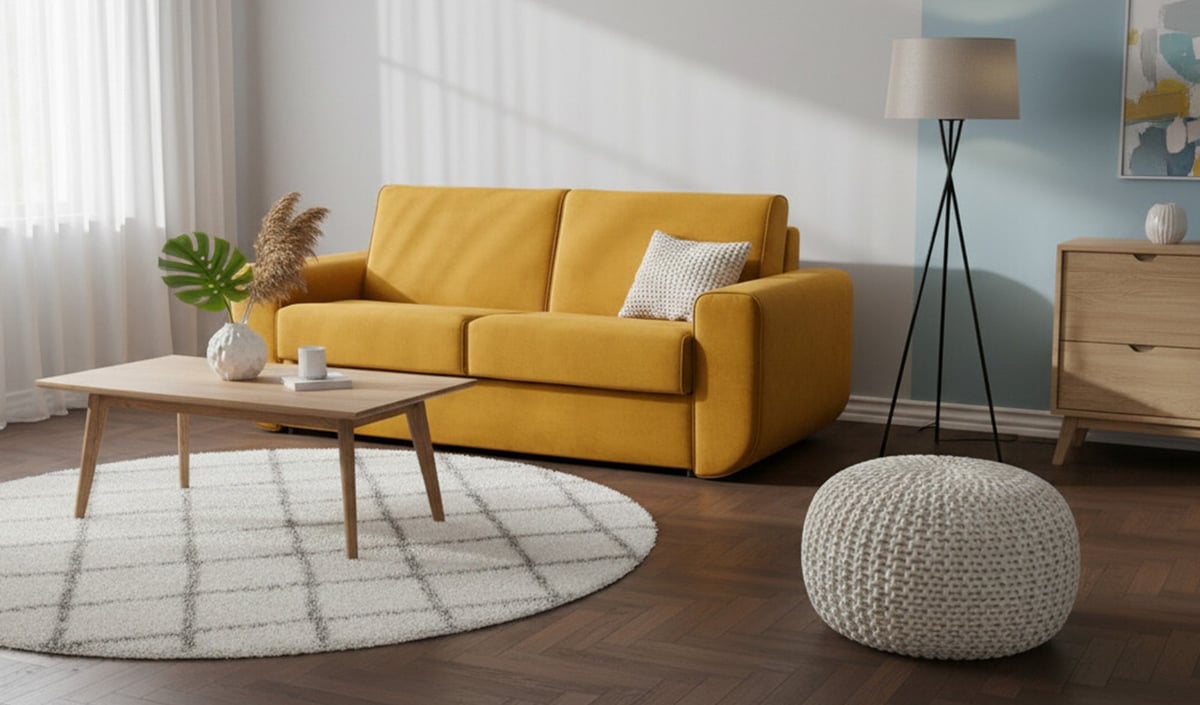 Salsa - Canapé trois places avec fonction couchage 140