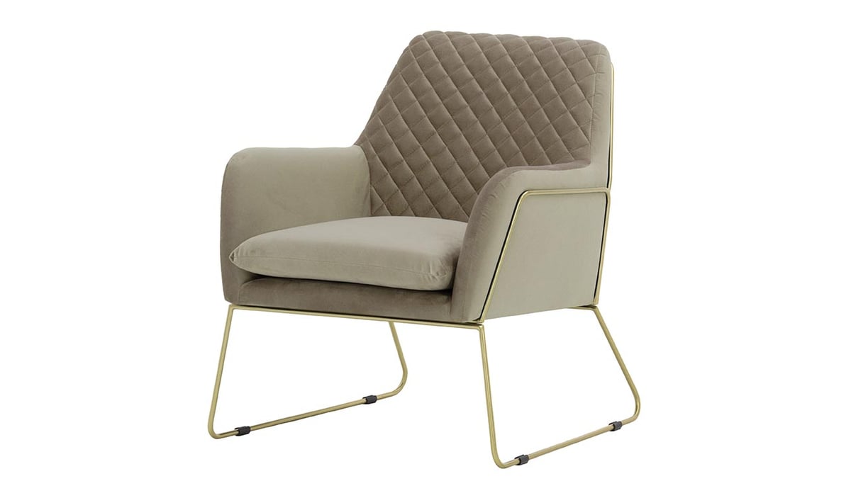 Fauteuil Foxe avec coutures