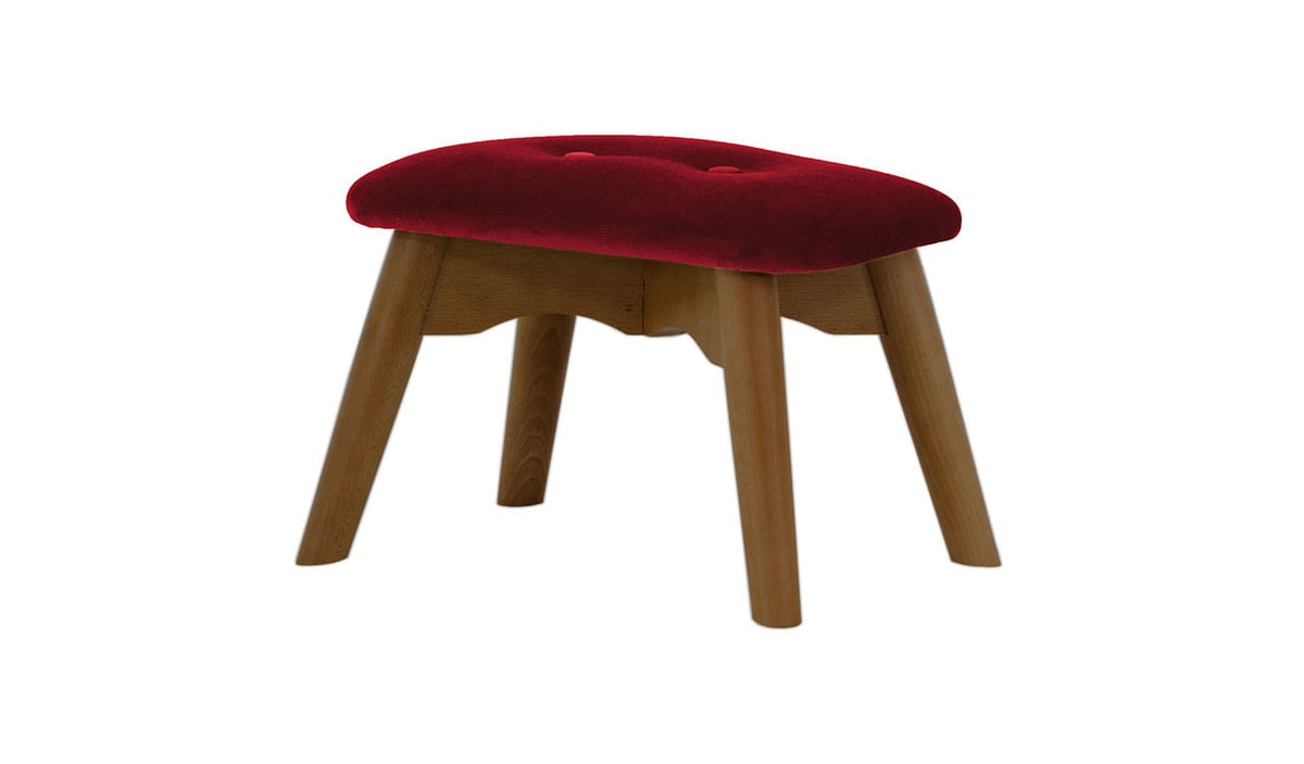 Repose-pied Ducan Mini Velvet — vue 3