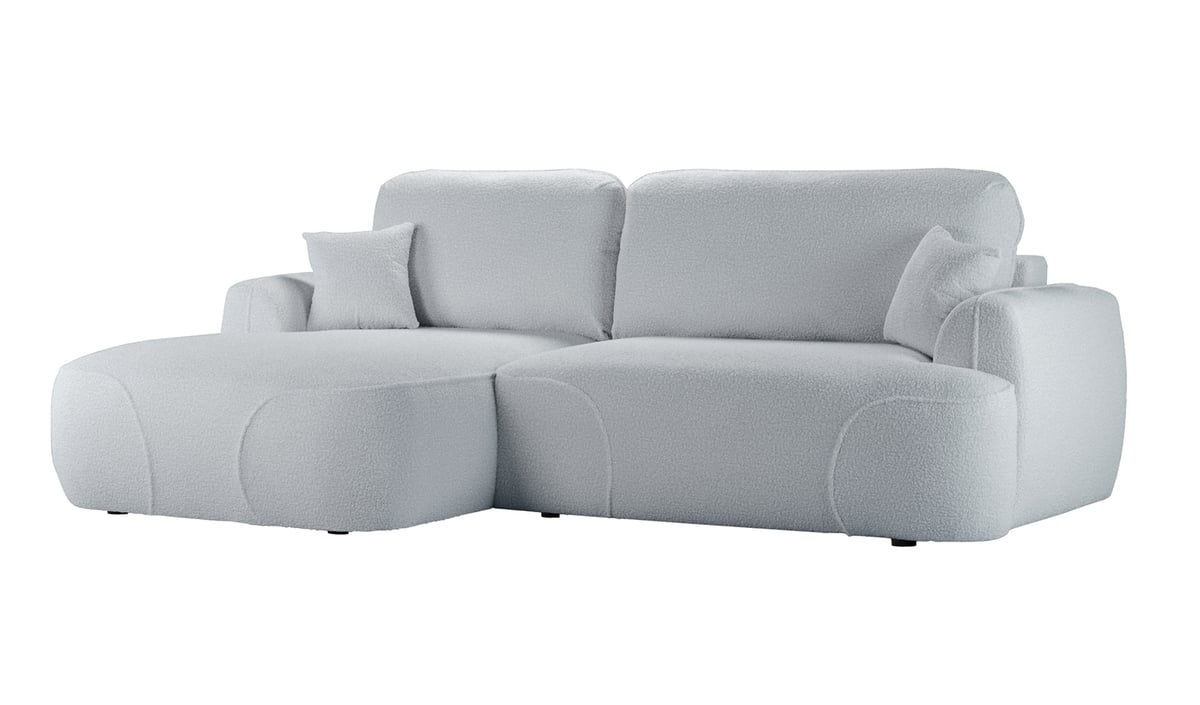 Satell – canapé d’angle gauche avec fonction lit