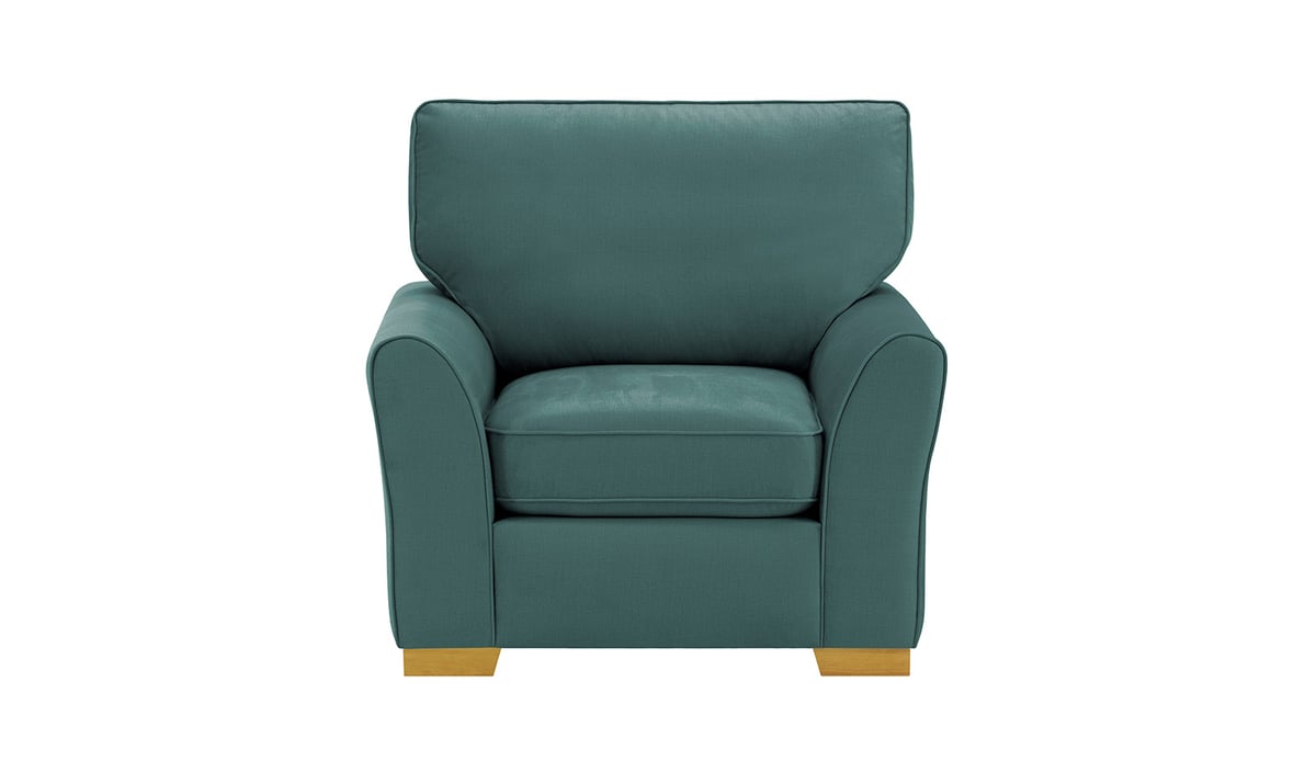 Fauteuil Serena, Fancy 11, Couleur des pieds: Chêne clair — vue 6