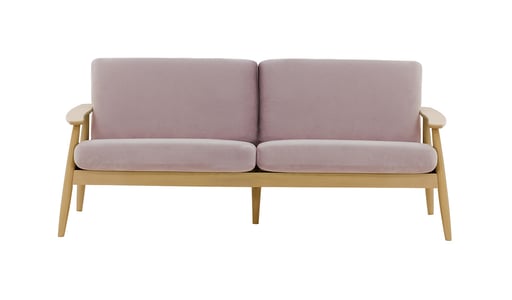 Sofa trzyosobowa na drewnianej ramie Demure Sofa trzyosobowa na drewnianej ramie Demure
