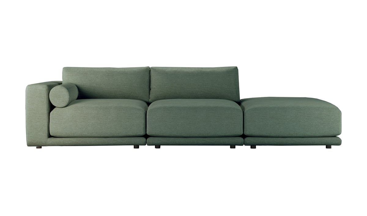 Canapé modulable avec méridienne Tao