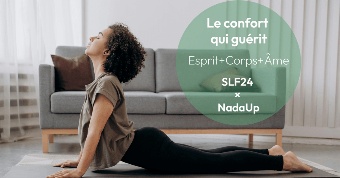 Un canapé qui soutient le corps, l’esprit et l’âme : la vision SLF24 × NadaUp pour un bien-être global